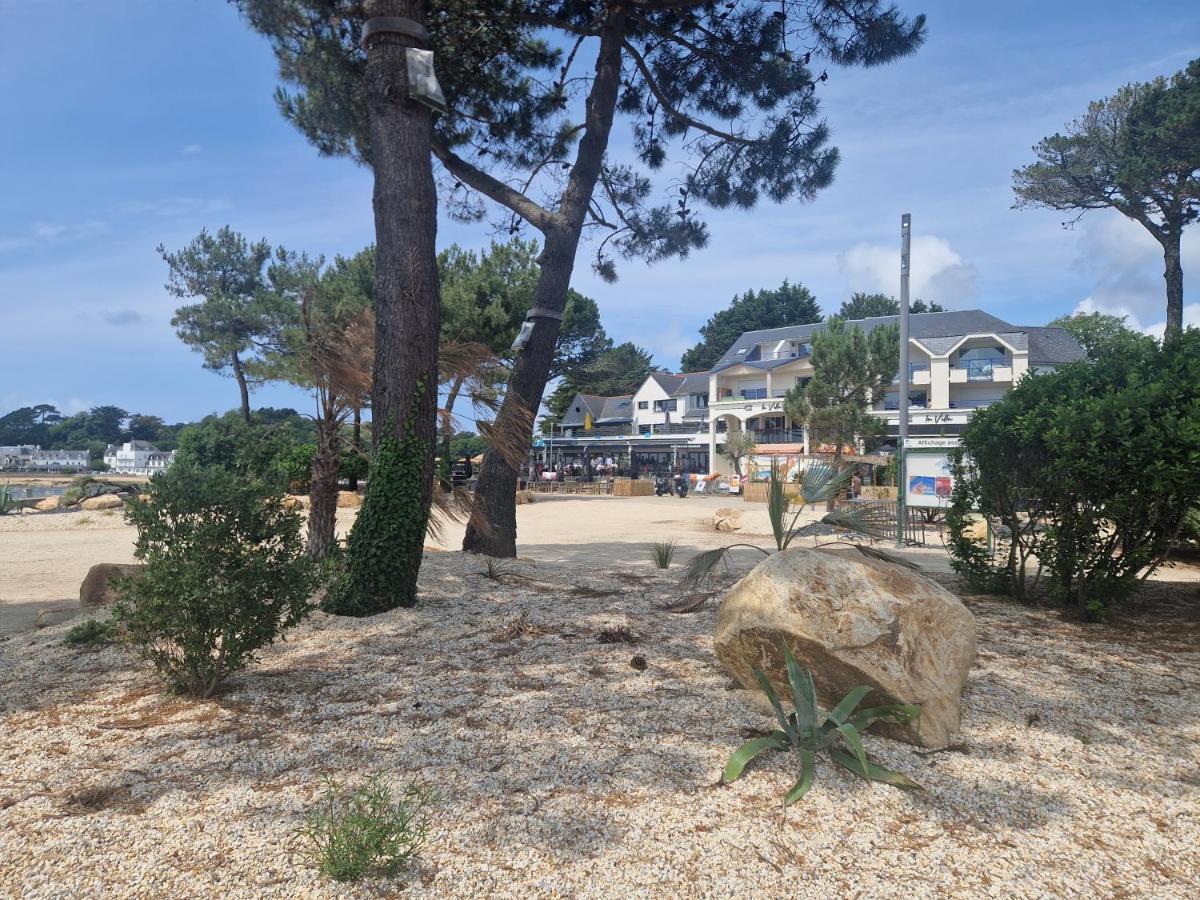 Guidel-Plages Studio Lumineux Balcon Vue Mer & Piscine Exterior photo